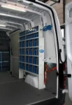 Behälter für eingerichteten Kleintransporter für Installateure
