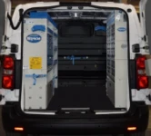 Der perfekt eingerichtete Laderaum des Citroёn Jumpy