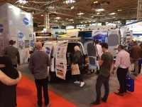 Der Stand von Syncro auf der CV Show 2016, UK