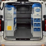 Eingerichteter Laderaum des Jumpy für Elektriker