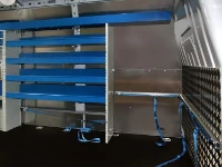 Für Wartungstechniker von Gerbereimaschinen  eingerichteter Kleintransporter