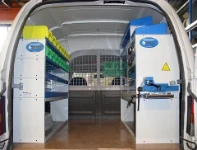 Lieferwagen mit Werkstatt VOLKSWAGEN CADDY 1996 04a