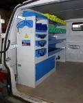 Mobil mit Regalen VOLKSWAGEN TRANSPORTER T4 1991 L1 01b