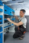 Regal mit Liftklappe