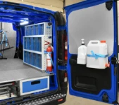 Regale auf Rädern OPEL VIVARO 2014  L1 H1 01c