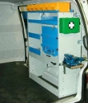 Regale auf Rädern VOLKSWAGEN TRANSPORTER T4 1991 L1 09c