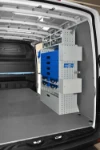 03_Schubladen, Regalwannen und Kofferauszüge im Mercedes Sprinter Mercedes für Elektriker