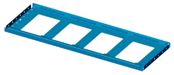 11_Regalboden mit Profil für 36 cm tiefe Kunststoff-Lagerkästen