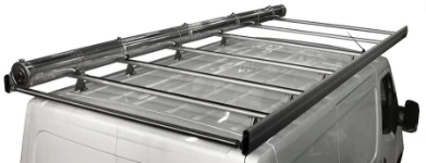 Dachgepäckträger aus Aluminium mit Laderohr für den Nissan NV400