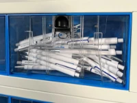 Durchsichtige, 180 mm hohe Kipplade in extra breiter Ausführung