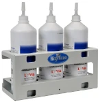 Flaschenhalter aus Aluminium für den Einbau in Nutzfahrzeuge