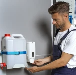 Handwaschset mit Kanister und Seifenspender