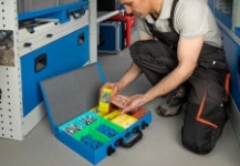 Herausnehmbare Koffer im Ducato