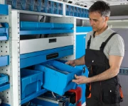 PROFIBOX-Regalkasten im Fahrzeug