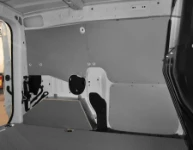 Radkastenverkleidung und Wandplatten für den Dokker, linke Seite