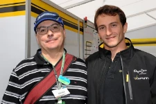 Stephane Richelmi und Luca Comunello im Autodromo von Monza