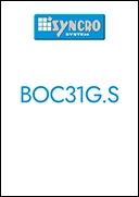 Bedruckbaren Etiketten für Behälter von Syncro System BOC31G.S