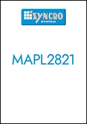 Bedruckbaren Etiketten für Behälter von Syncro System MAPL2821